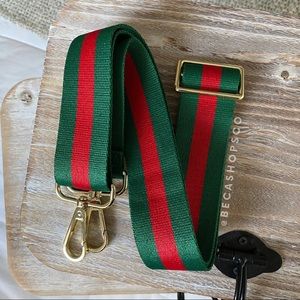 Red & Green Web Canvas Strap Replacement